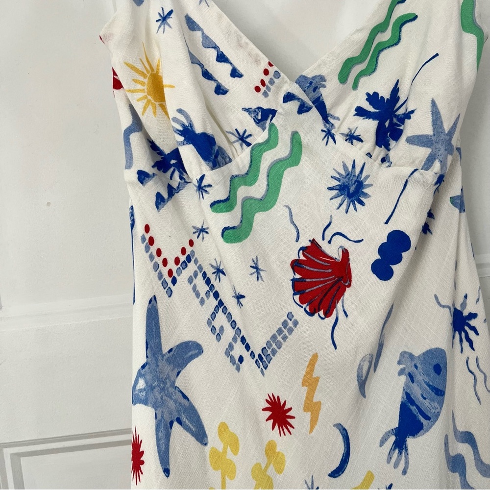Ocean Patterned Sun Dress - Picture 4 of 7